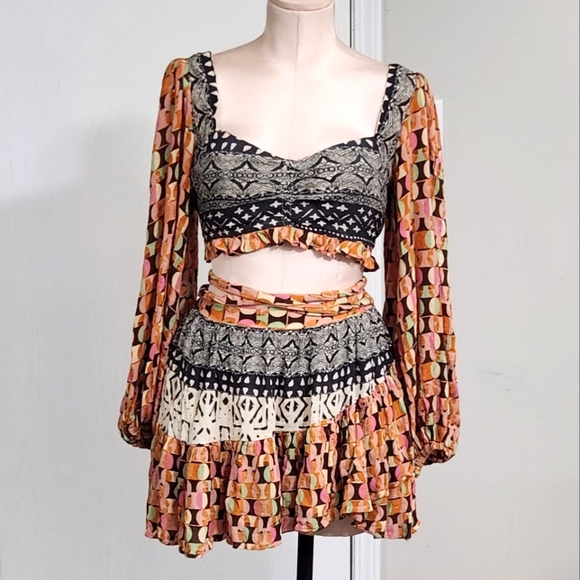 Free People Naomi Print Long sleeve Two -Pieces - Picture 5 of 11